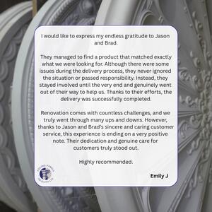 Bringing this energy into 2026! 🤝🌟 Reflecting on a lovely review from last year has only strengthened our team’s commitment to quality products and outstanding customer service.

We can’t wait to see what this year holds 👊

#ceilingpanelsqld #cornice #plaster #building #review