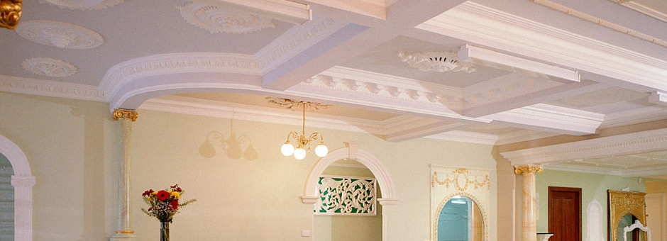 Ceiling Panels Splash Image - Ceiling Panels - Ornamental Plaster - Plaster Cornice, Ceiling Centres, Ceiling Roses - Brisbane QLD
