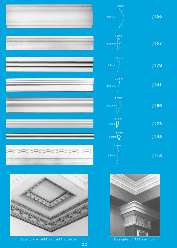 Page 2 - Friezes - Use decorative and ornamental plaster friezes to add elegance and beauty to any room. Ceiling Panels in Brisbane is Queenslands largest supplier of decorative friezes offering a superb range of styles and options.